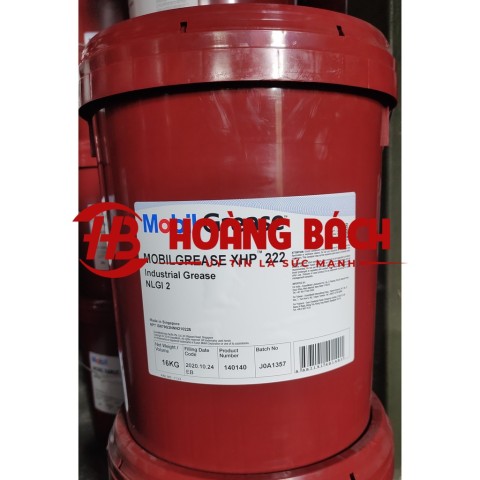 Mỡ chịu nhiệt Mobilgrease XHP 222 Industrial Grease 16kg