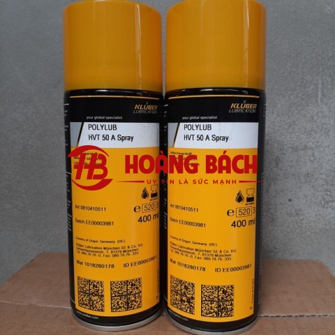 Chất bôi trơn Kluber Polylub HVT 50 A Spray 400ml