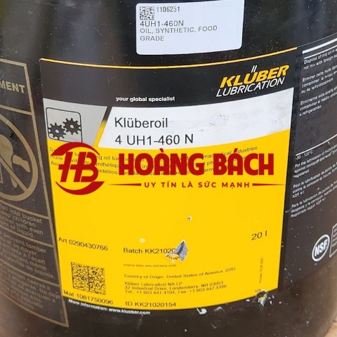 Dầu bánh răng Klüberoil 4 UH1-460N 20L