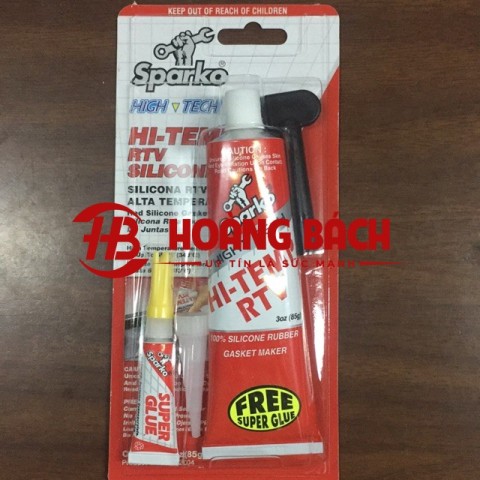 Keo dán Sparko Hi-Temp Red RTV Silicone 85g