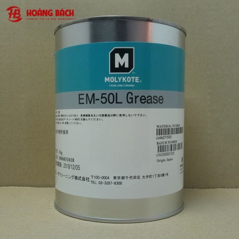 Mỡ bôi trơn Molykote EM-50L Grease 1kg