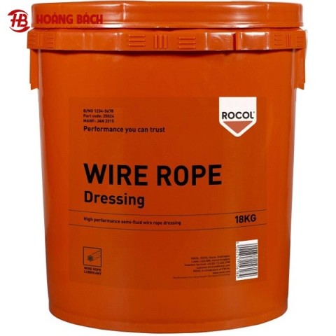 Mỡ cáp Rocol 20024 Wire Rope Dressing 18kg