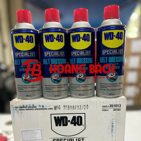 Bảo dưỡng dây Cua-roa WD-40 Belt Dressing 360ml